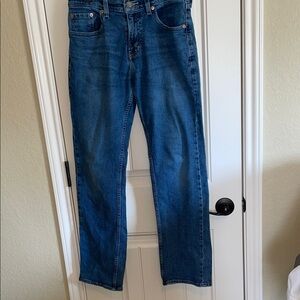 Signature by Levi Strauss Men's Straight Blue Jeans